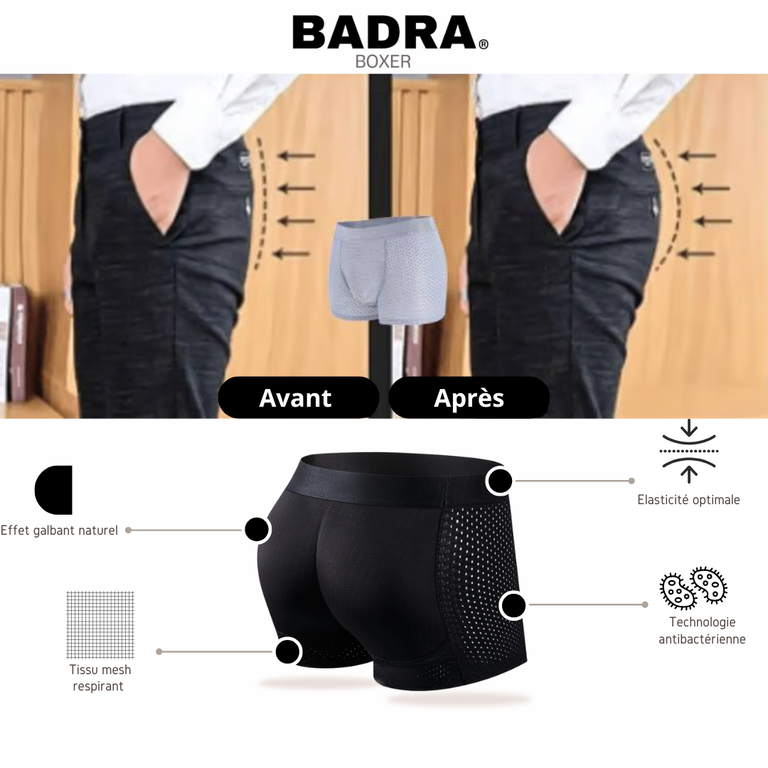Boxer Push-up Badra® | Confort et Effet Naturel
