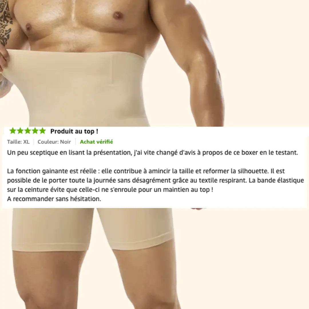 Boxer Gainant Sculptor® — Maintien Abdominal & Silhouette Redessinée